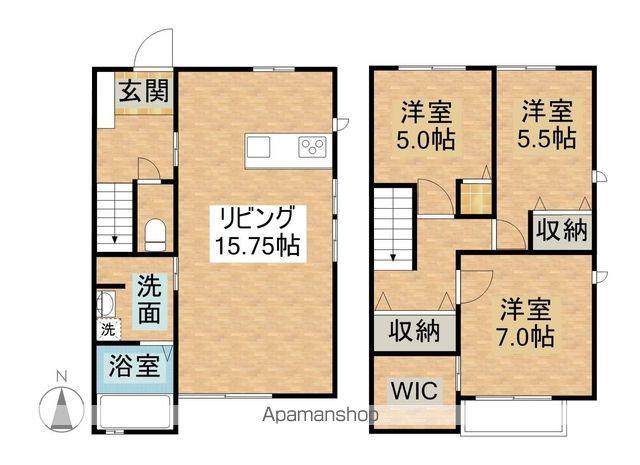 クレア厚生町(3LDK)の間取り写真