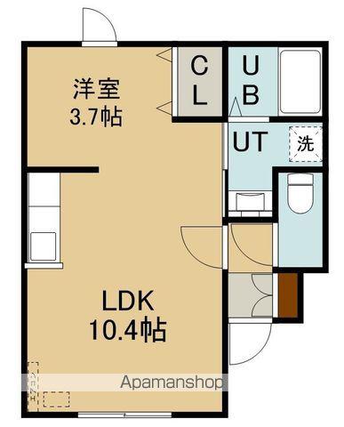 ASTI-S1(1LDK/1階)の間取り写真