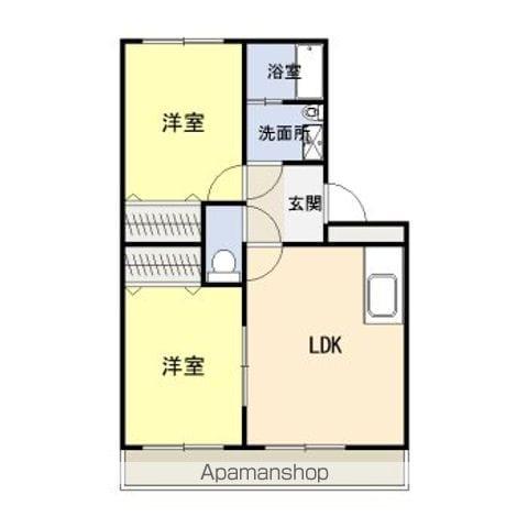 グランルーチェ(2LDK/1階)の間取り写真