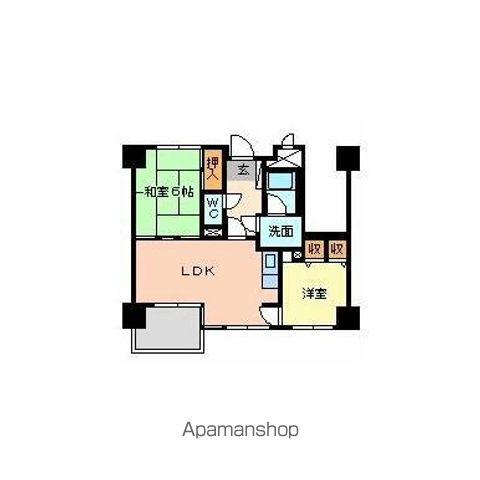 プロスペールのぞみ(2LDK/2階)の間取り写真