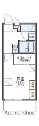 レオパレス蓬莱(1K/2階)の間取り写真
