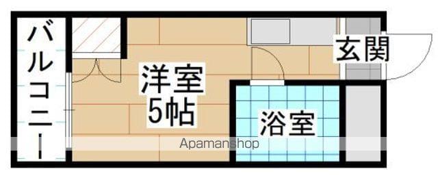 マンション葉山中井(ワンルーム/2階)の間取り写真