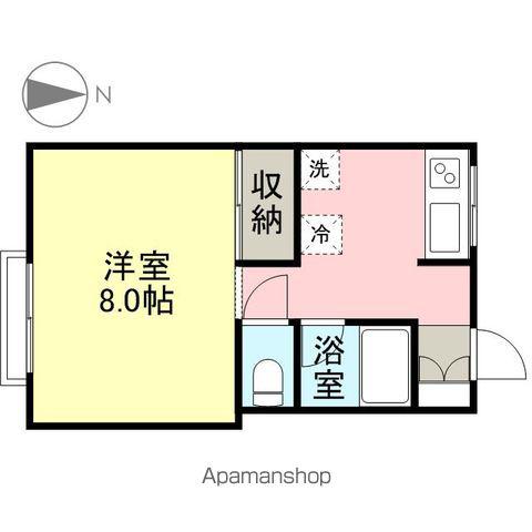 ハイツラスティー(1K/1階)の間取り写真