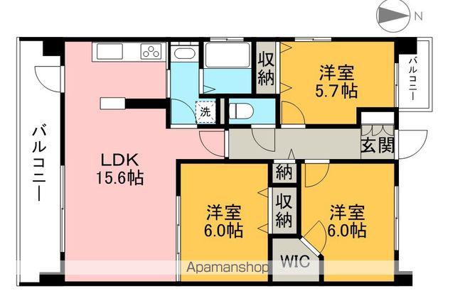 SEEDS PROSPER(3LDK/1階)の間取り写真