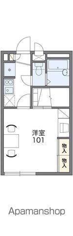 レオパレスたかの(1K/1階)の間取り写真