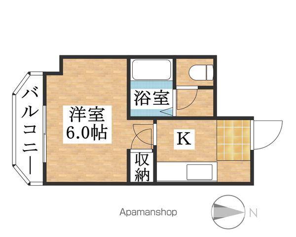 JMヒラ(1K/2階)の間取り写真