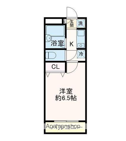 サンクチュアリ・アメージア(1K/2階)の間取り写真