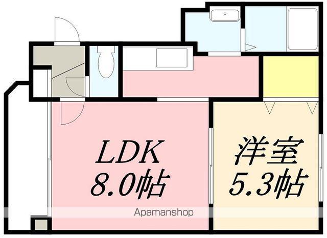 AVANT GARDEⅡ(1DK/2階)の間取り写真