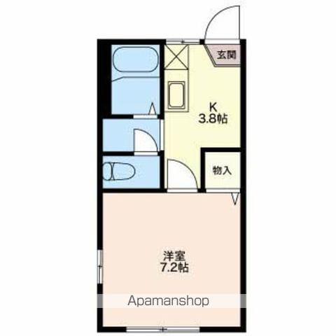 フレグランスANDYOU(1K/2階)の間取り写真