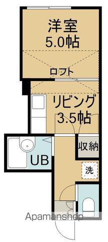 パレス深堀(1K/1階)の間取り写真