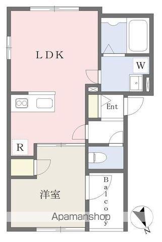 QY BLDG(1LDK/2階)の間取り写真