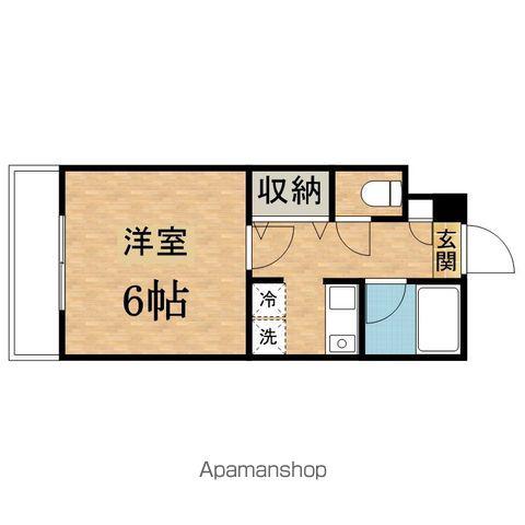 モアリッシェル多摩ニュータウン(1K/5階)の間取り写真