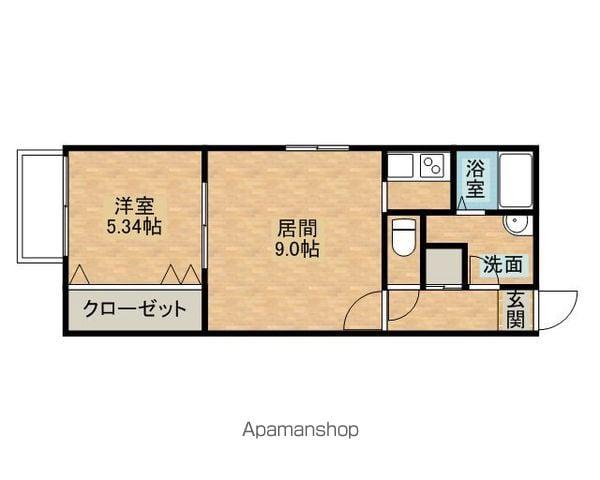 ファーストレジデンス大麻駅南口(1LDK/2階)の間取り写真