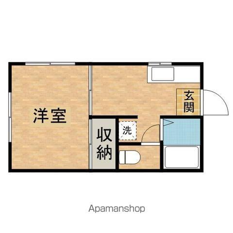 泉ハイツ(1K/2階)の間取り写真