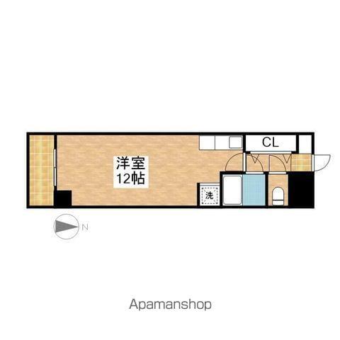 アクセス高辻(1DK/5階)の間取り写真