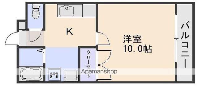アクセスワケⅡ(1K/3階)の間取り写真