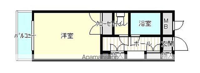 ザ・ハウス PARKSIDE新南陽(1K/1階)の間取り写真