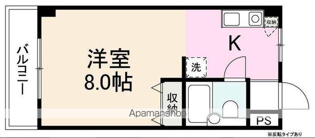 サンヴェルデ太田(ワンルーム/2階)の間取り写真