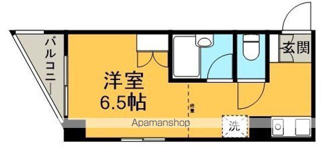 つるやビル(ワンルーム/2階)の間取り写真