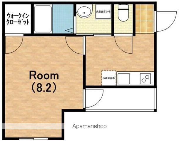 フジパレス我孫子前Ⅱ番館(1K/3階)の間取り写真
