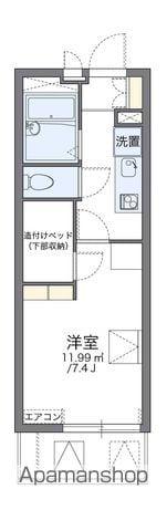 レオパレスアメニティ名古屋(1K/3階)の間取り写真