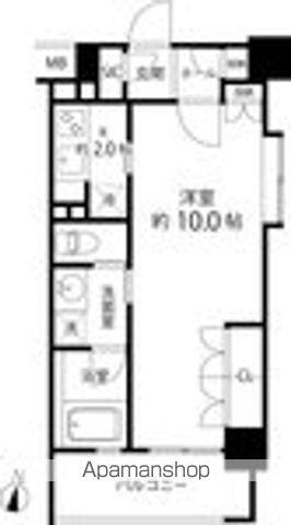 リリエンベルグ目白壱番館(1K/2階)の間取り写真