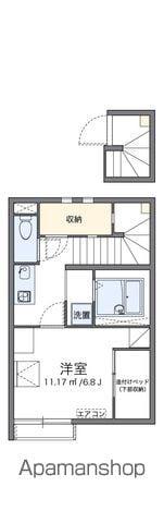 レオネクストHAJIME Ⅱ(1K/2階)の間取り写真