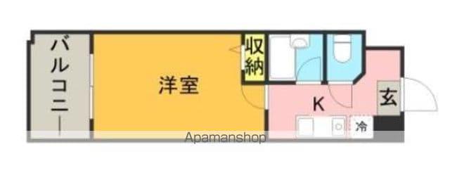 メゾンド・プレザージュ(1K/11階)の間取り写真