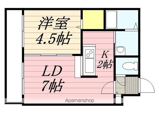 サンコート本郷通(1LDK/4階)の間取り写真