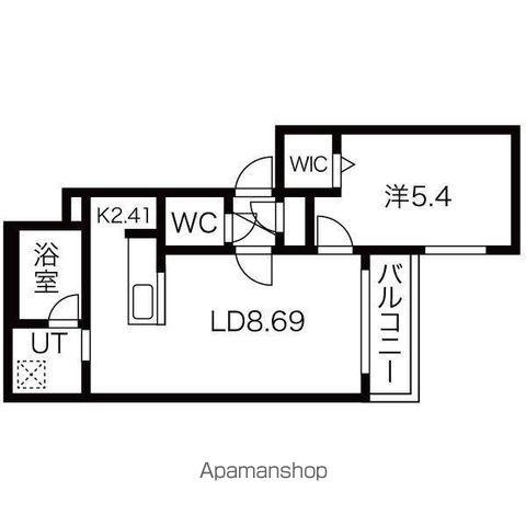 癒禅17Ⅰ(1LDK/3階)の間取り写真