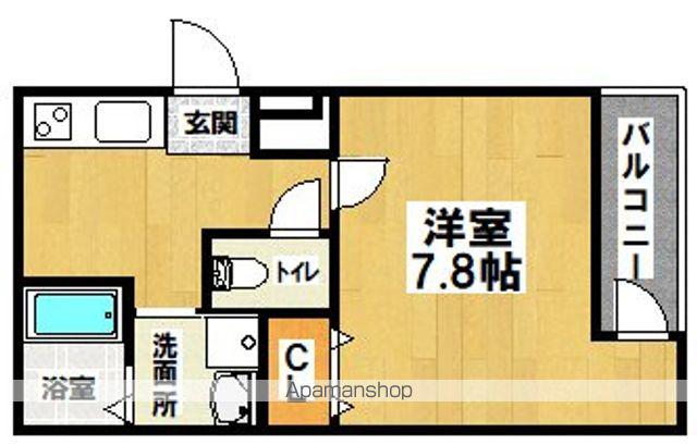 フジパレス堺北向陽町(1K/2階)の間取り写真