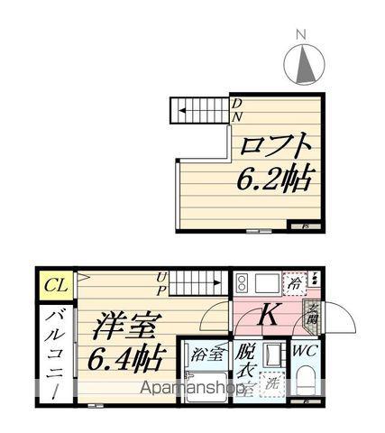 NOALETTA (1K/1階)の間取り写真