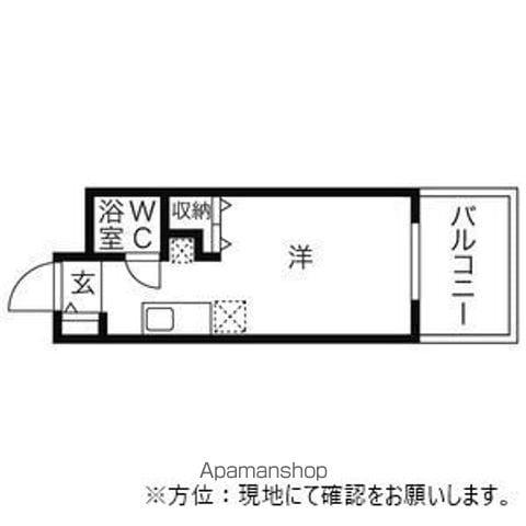 ラメール円山公園(ワンルーム/3階)の間取り写真