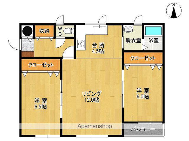 R317(2LDK/1階)の間取り写真