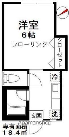 KIハイム(1K/2階)の間取り写真
