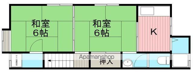 待兼荘(2K/2階)の間取り写真