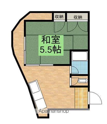 メゾン長谷川(1K/3階)の間取り写真