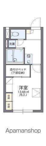 レオパレスセントラル南4条B(1K/3階)の間取り写真