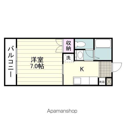 エスポワール21(1K/2階)の間取り写真