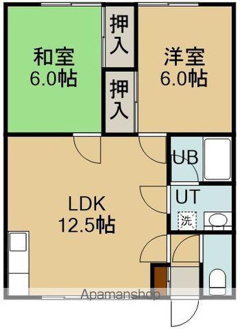 ファミリー太田(2LDK/2階)の間取り写真