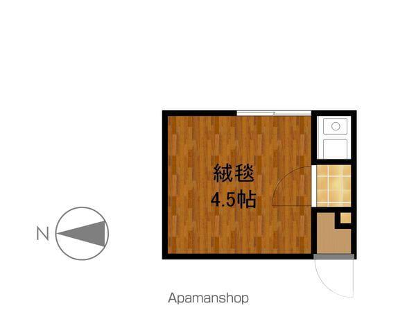 NIビル(ワンルーム/2階)の間取り写真