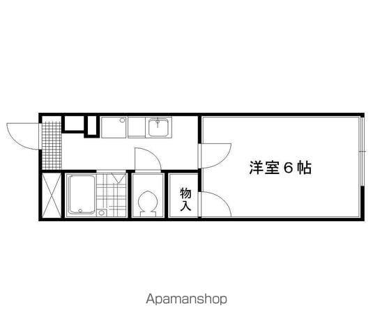 レオパレス吉川(1K/1階)の間取り写真