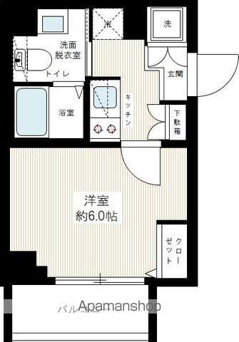 イアース横濱赤門町(1K/5階)の間取り写真