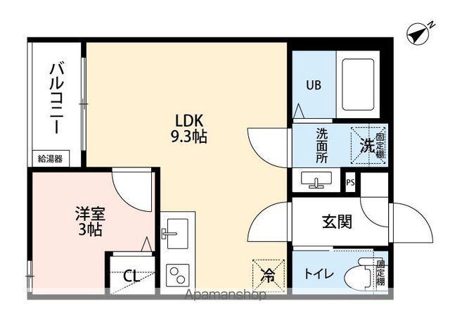 ROBOT-HOUSE守山(1LDK/2階)の間取り写真