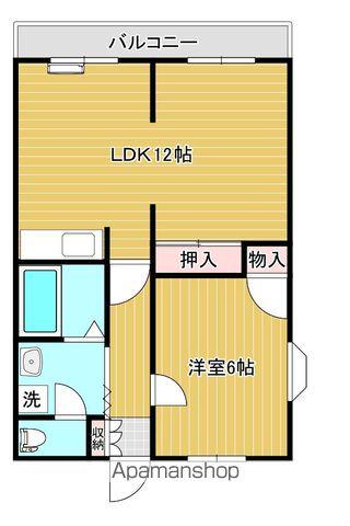 サンチェリー25(1LDK/3階)の間取り写真