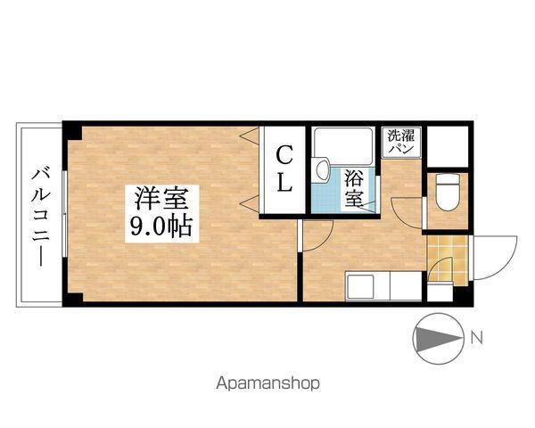 プチメゾン稲生Ⅱ(1K/2階)の間取り写真
