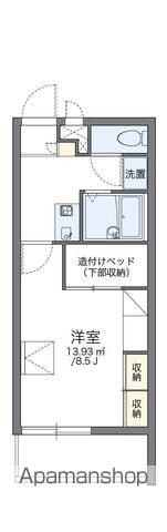 レオパレス島上(1K/2階)の間取り写真
