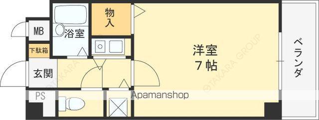 エスリード上甲子園(1K/3階)の間取り写真