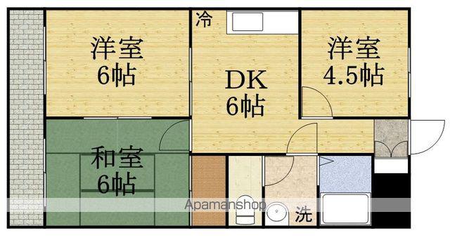 サンシャインマンション(3DK/3階)の間取り写真