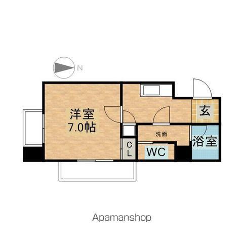 リエス鶴舞 イースト TOWER(1K/3階)の間取り写真